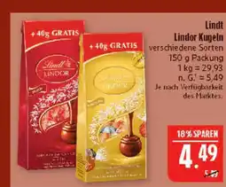 Marktkauf Lindt lindor kugeln Angebot