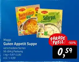 KONSUM Maggi guten appetit suppe Angebot