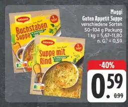 E-Center Maggi buchstaben suppe Angebot