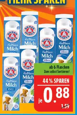 Marktkauf Bärenmarke haltbare milch Angebot