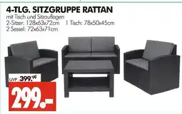 Wreesmann 4-tlg. sitzgruppe rattan Angebot