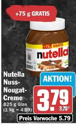 HIT Nutella Nuss-Nougat-Creme Angebot
