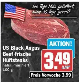 HIT US Black Angus Beef frische Hüftsteaks Angebot