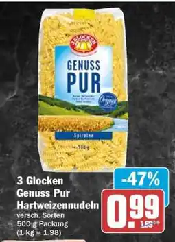 HIT 3 Glocken Genuss Pur Hartweizennudeln Angebot