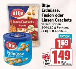 HIT Ültje Erdnüsse, Fusion oder Linsen Crackets Angebot