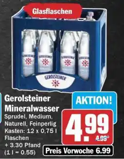 HIT Gerolsteiner Mineralwasser Angebot