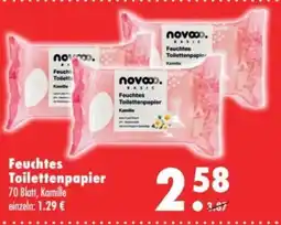 Mäc Geiz novo. Feuchtes Toilettenpapier Angebot