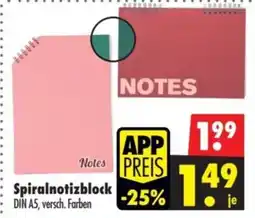 Mäc Geiz Spiralnotizblock Angebot