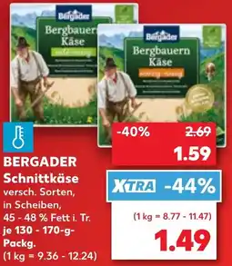 Kaufland Bergader schnittkäse Angebot