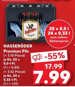 Kaufland HASSERÖDER Premium Pils Angebot
