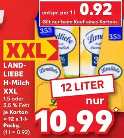 Kaufland Landliebe h-milch XXL Angebot
