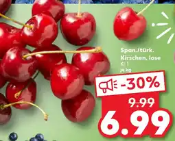 Kaufland Span./türk. Kirschen, lose Angebot