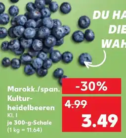 Kaufland Marokk./span. Kulturheidelbeeren Angebot