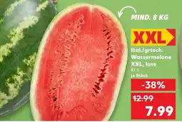 Kaufland Ital./griech. Wassermelone XXL, lose Angebot