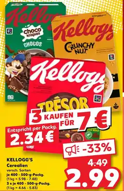 Kaufland KELLOGG'S Cerealien Angebot