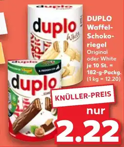 Kaufland DUPLO Waffel Schokoriegel Angebot