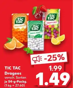 Kaufland TIC TAC Dragees Angebot