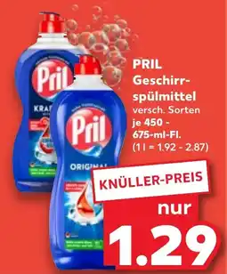 Kaufland PRIL Geschirrspülmittel Angebot