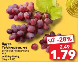 Kaufland Ägypt. Tafeltrauben, rot Angebot