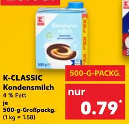 Kaufland K-CLASSIC Kondensmilch Angebot