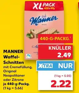 Kaufland MANNER Waffel Schnitten Angebot