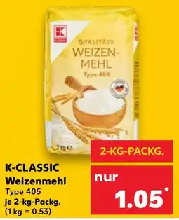 Kaufland K-CLASSIC Weizenmehl Angebot