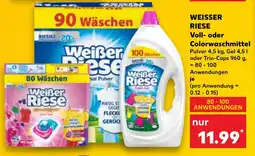 Kaufland Weisser riese voll- oder colorwaschmittel Angebot