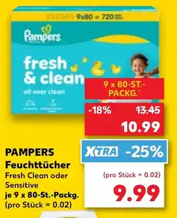 Kaufland PAMPERS Feuchttücher Angebot