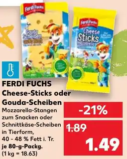 Kaufland FERDI FUCHS Cheese-Sticks oder Gouda-Scheiben Angebot