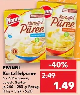 Kaufland PFANNI Kartoffelpüree Angebot