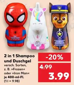 Kaufland 2 in 1 Shampoo und Duschgel Angebot