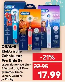 Kaufland ORAL-B Elektrische Zahnbürste Pro Kids 3+ Angebot