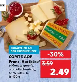 Kaufland COMTÉ AOP Franz. Hartkäse Angebot