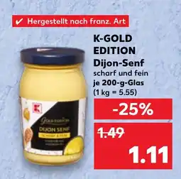 Kaufland K-GOLD EDITION Dijon-Senf Angebot