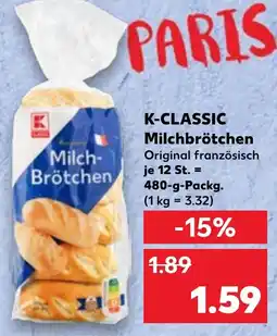 Kaufland K-CLASSIC Milchbrötchen Angebot