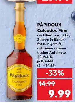 Kaufland Pâpidoux calvados fine Angebot