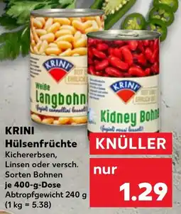 Kaufland KRINI Hülsenfrüchte Angebot