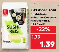 Kaufland K-CLASSIC ASIA Sushi-Reis Angebot
