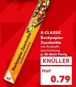 Kaufland K-CLASSIC Backpapier- Zuschnitte Angebot