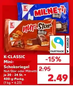 Kaufland K-CLASSIC Mini Schokoriegel Angebot