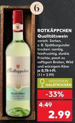 Kaufland ROTKÄPPCHEN Qualitätswein Angebot