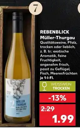 Kaufland Rebenblick müller-thurgau Angebot