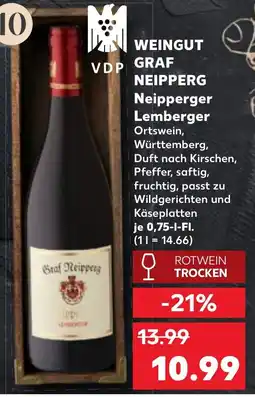 Kaufland Weingut graf neipperg neipperger lemberger Angebot