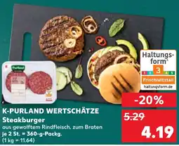 Kaufland K-purland wertschätze steakburger Angebot