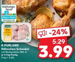 Kaufland K-PURLAND Hähnchen-Schenkel Angebot