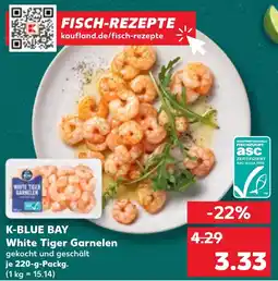 Kaufland K-blue bay white tiger garnelen Angebot