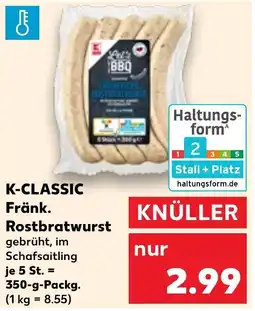 Kaufland K-CLASSIC Fränk. Rostbratwurst Angebot