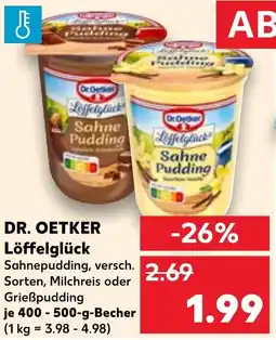 Kaufland Dr. oetker löffelglück Angebot