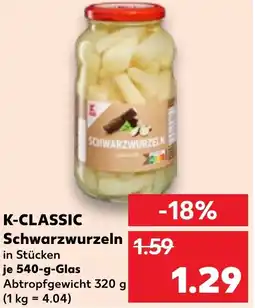 Kaufland K-CLASSIC Schwarzwurzeln Angebot