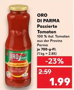 Kaufland ORO DI PARMA Passierte Tomaten Angebot